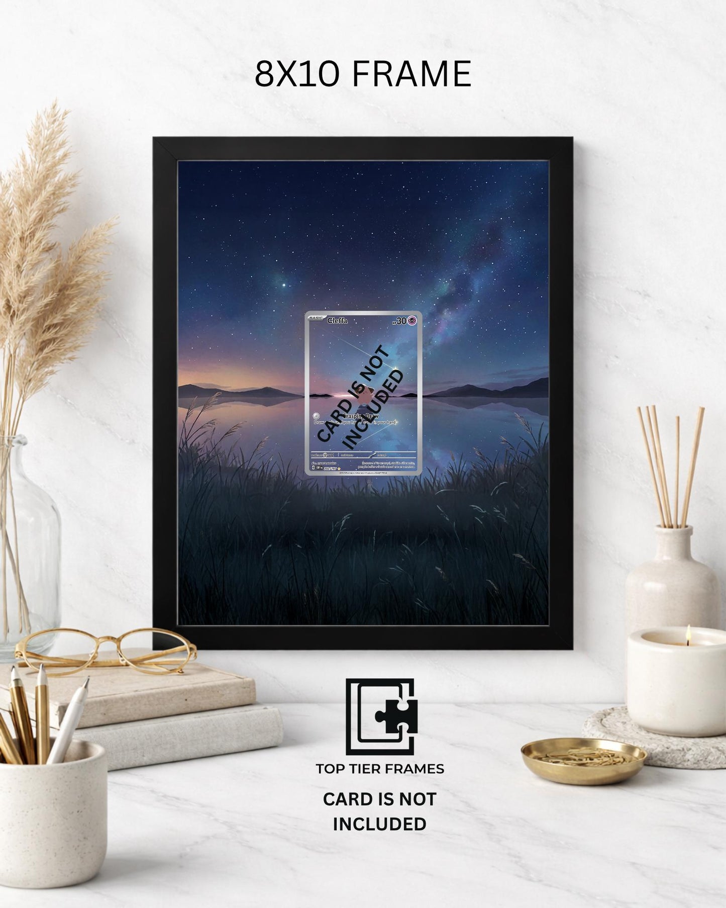 Premium Frame for Cleffa 202/197 | 8x10 / 5x7 Graded Slab or Raw Card Display | Extended Art Wall Decor
