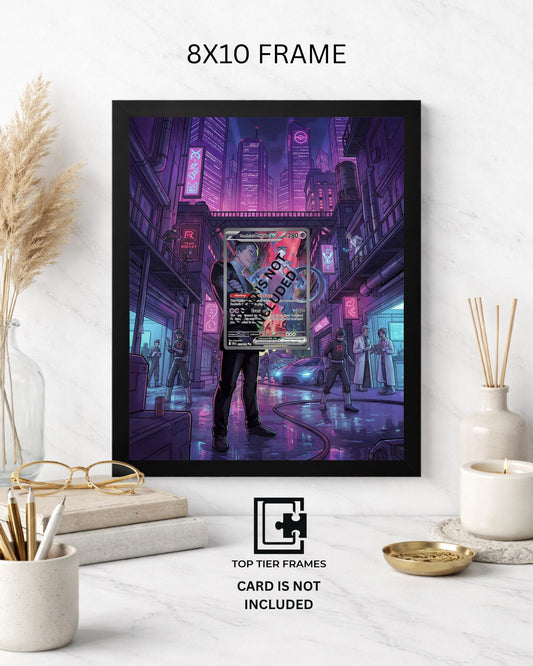 Team Rocket Mewtwo 231/182 Pokémon TCG card display frame - extended art wall decor