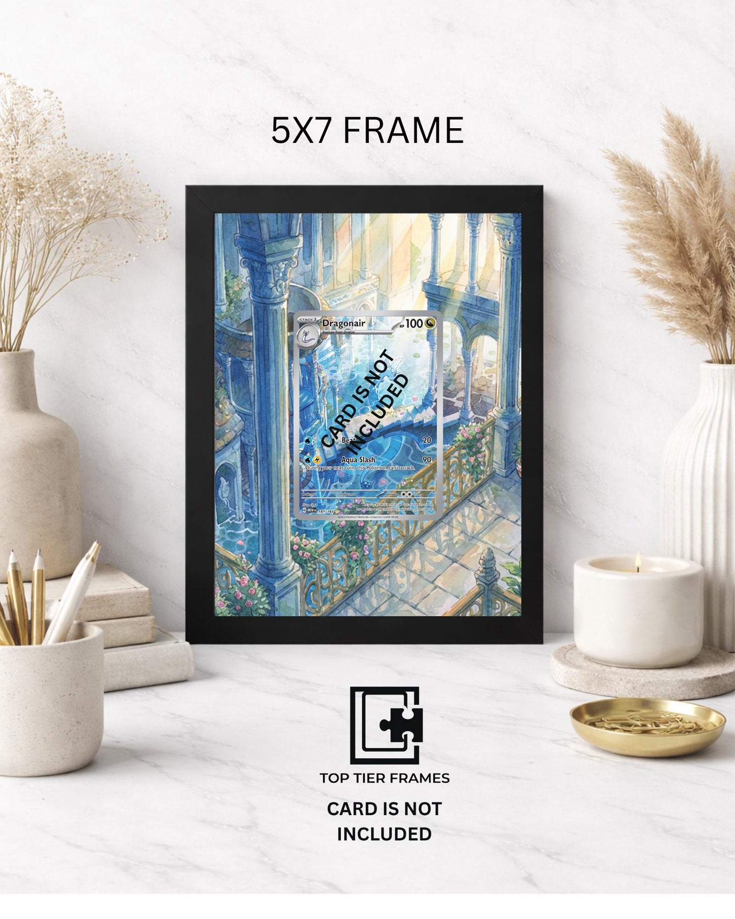 Premium Frame for Dragonair 181/165 | 8x10 / 5x7 Graded Slab or Raw Card Display | Extended Art Wall Decor