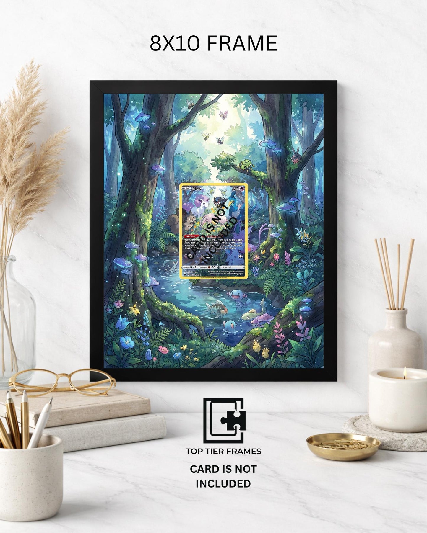 Premium Frame for Mew GG10/GG70 | 8x10 / 5x7 Graded Slab or Raw Card Display | Extended Art Wall Decor
