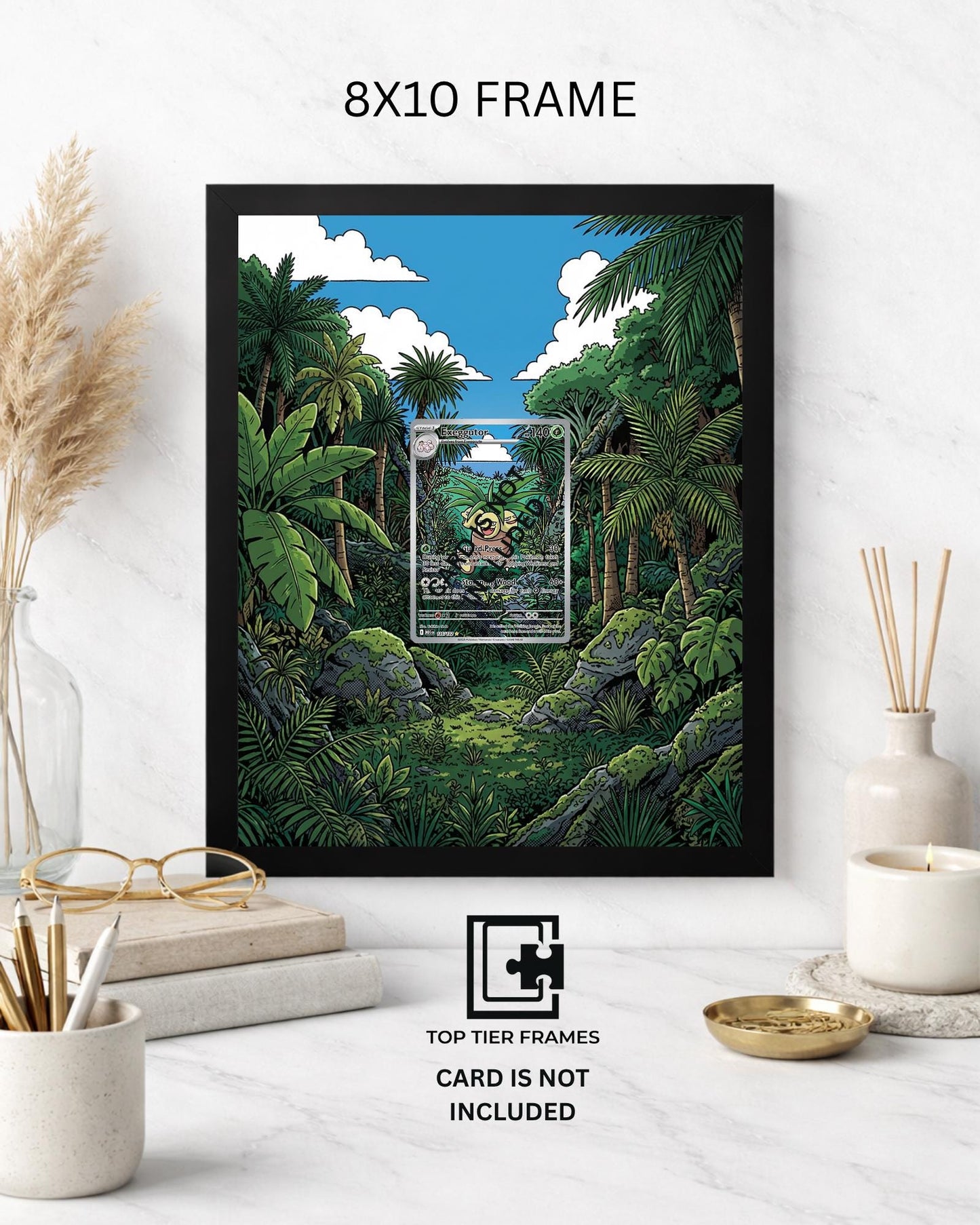 Premium Frame for Exeggutor 135/132 | 8x10 / 5x7 Graded Slab or Raw Card Display | Extended Art Wall Decor