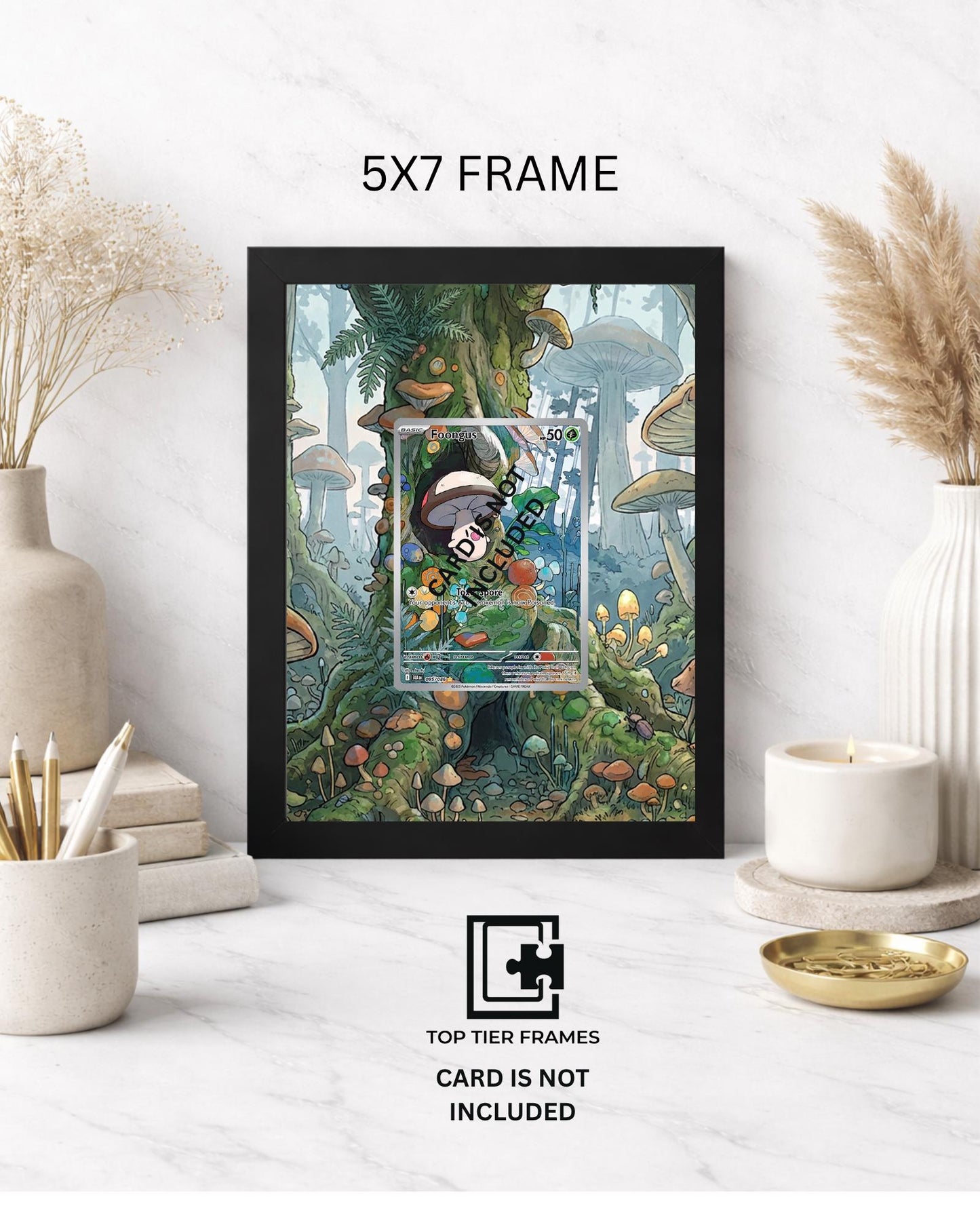 Premium Frame for Foongus | 8x10 / 5x7 Graded Slab or Raw Card Display | Extended Art Wall Decor