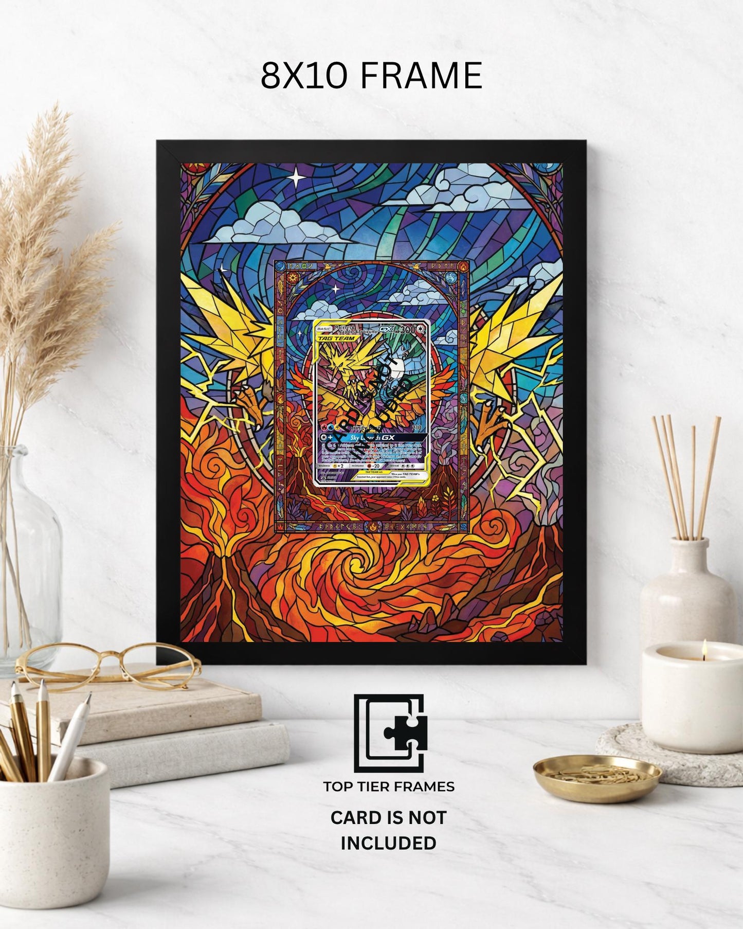 Premium Frame for SM210 Promo | 8x10 / 5x7 Graded Slab or Raw Card Display | Extended Art Wall Decor