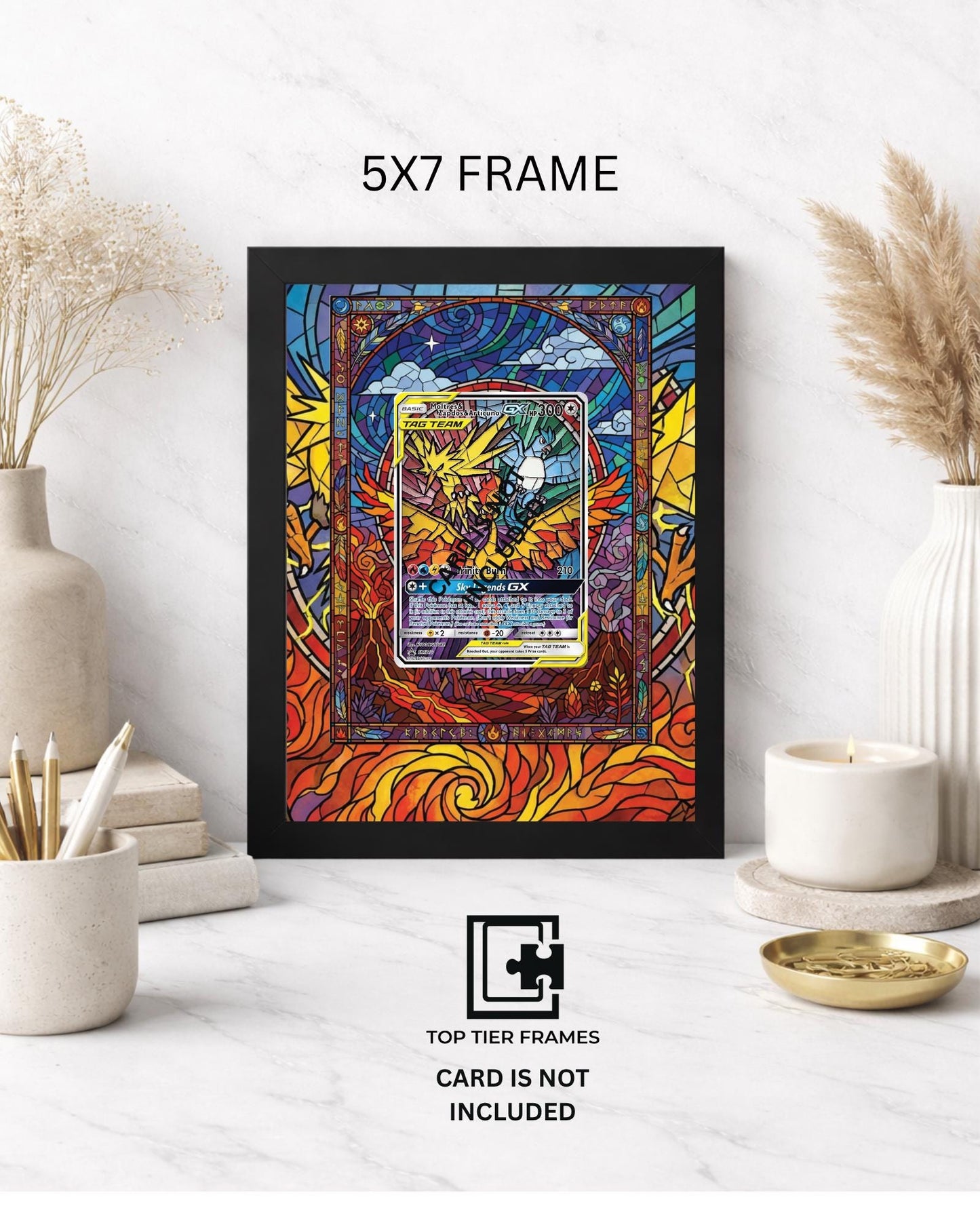 Premium Frame for SM210 Promo | 8x10 / 5x7 Graded Slab or Raw Card Display | Extended Art Wall Decor