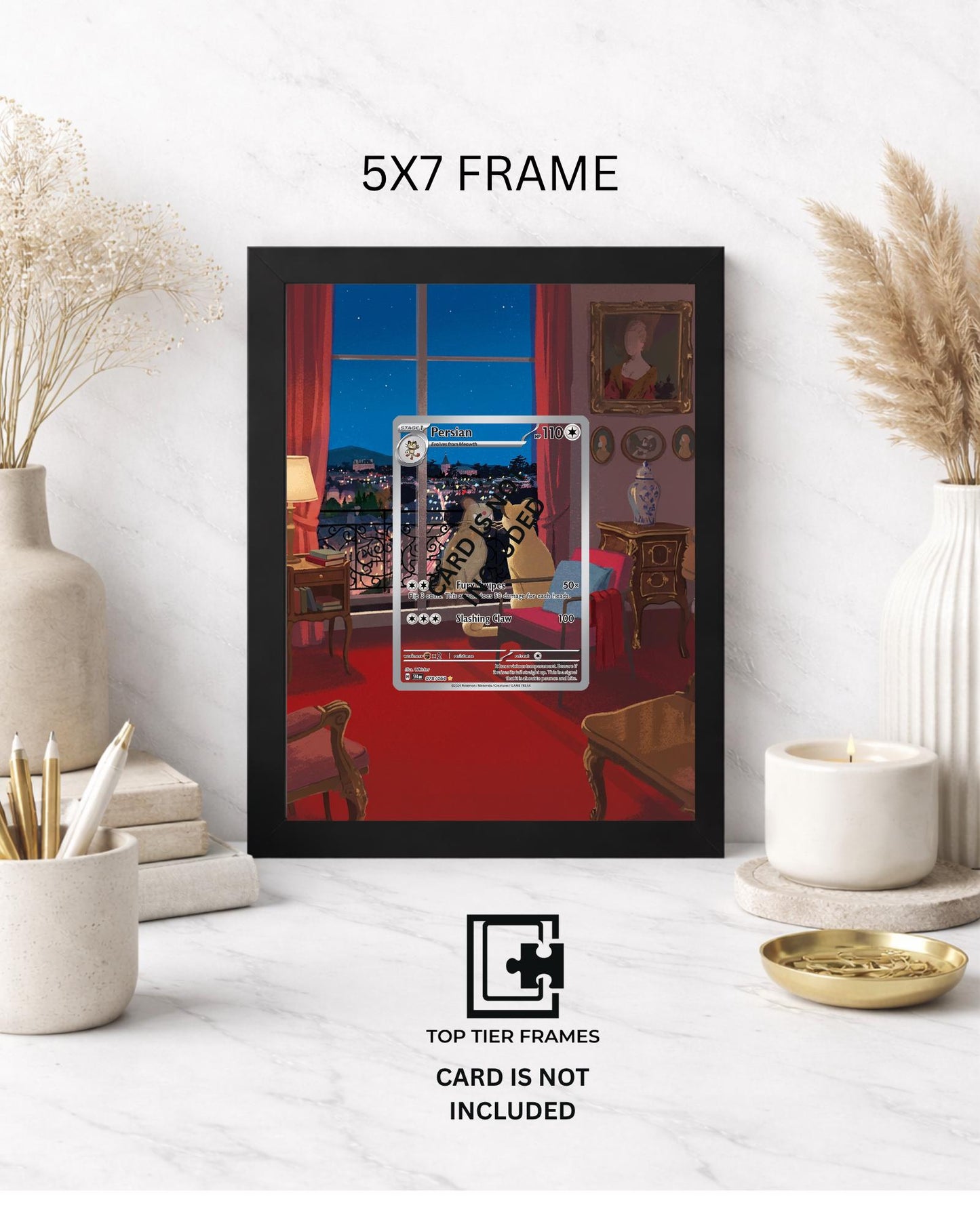 Premium Frame for Persian 078/064 | 8x10 / 5x7 Graded Slab or Raw Card Display | Extended Art Wall Decor