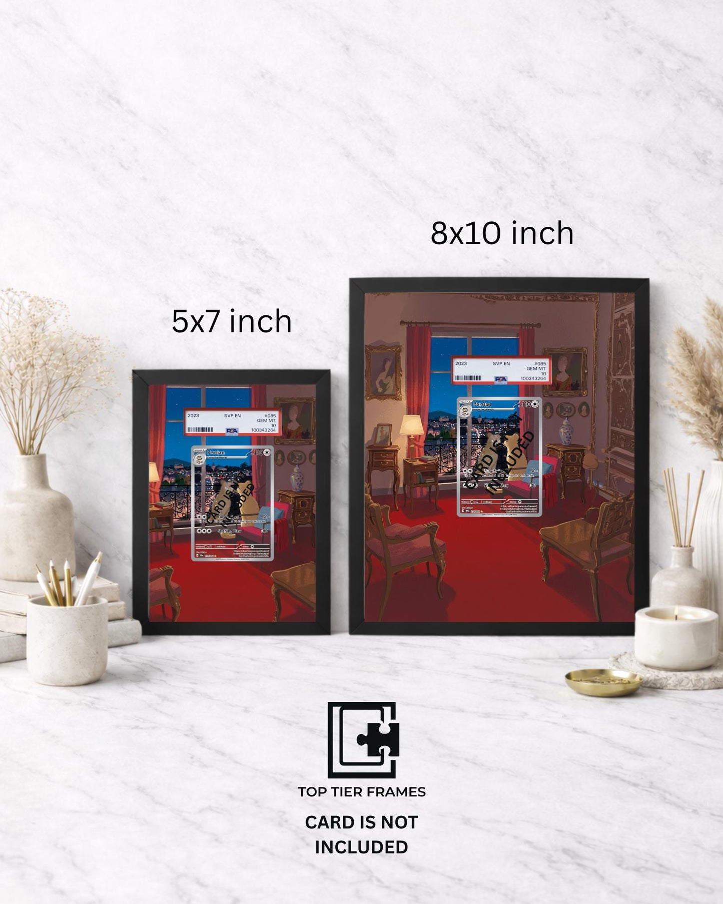 Premium Frame for Persian 078/064 | 8x10 / 5x7 Graded Slab or Raw Card Display | Extended Art Wall Decor