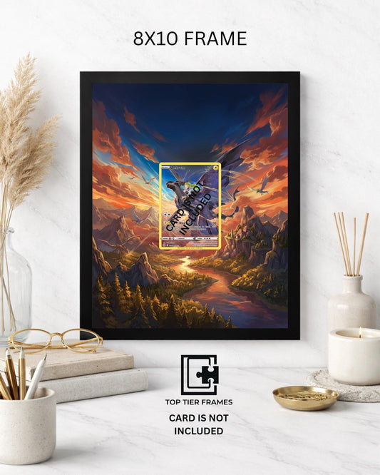 Premium Frame for Zekrom TG05/TG30 | 8x10 / 5x7 Graded Slab or Raw Card Display | Extended Art Wall Decor