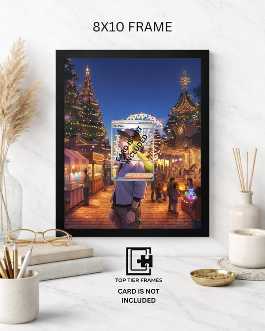 Premium Frame for N's Plan 170/086 | 8x10 / 5x7 Graded Slab or Raw Card Display | Extended Art Wall Decor