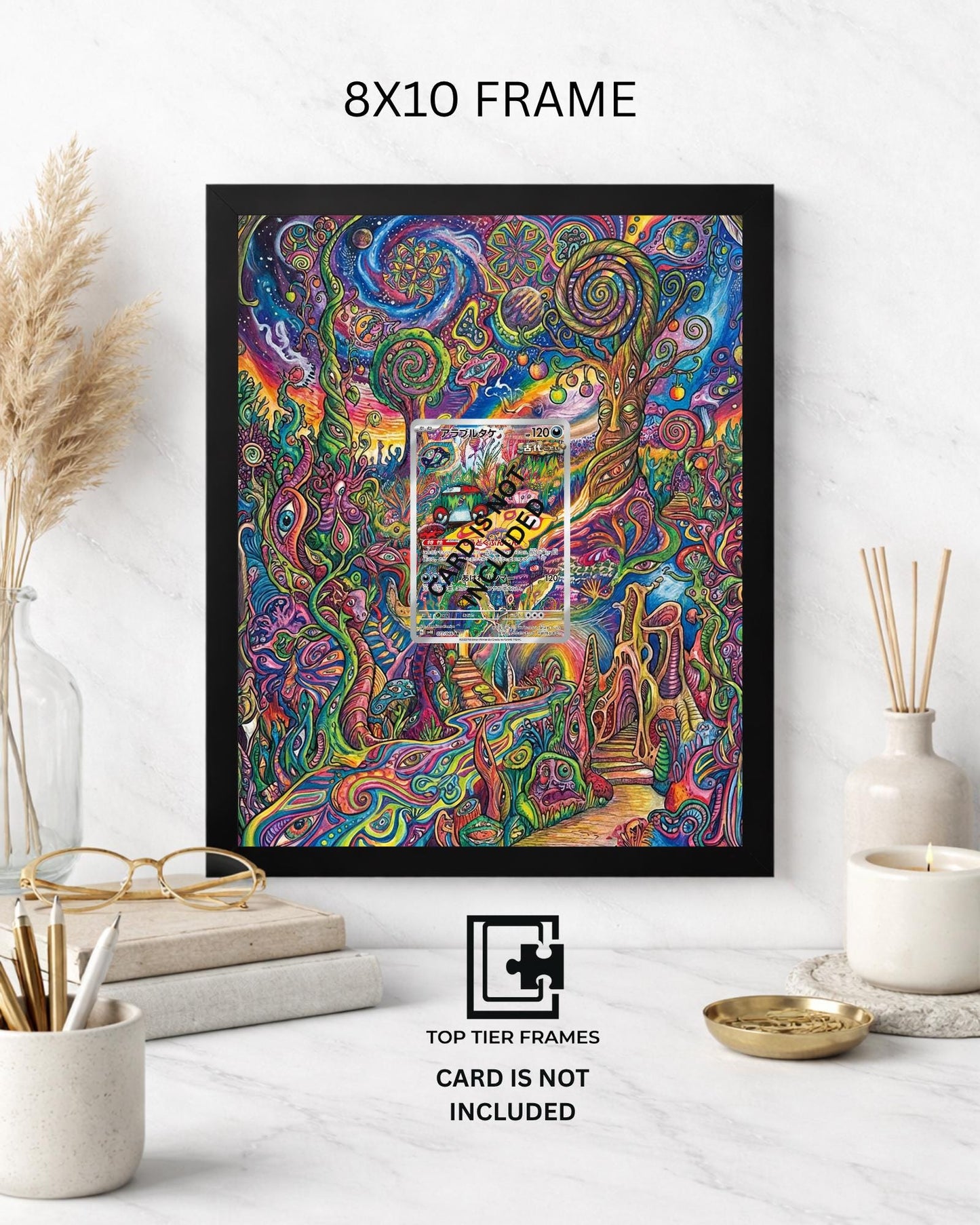 Premium Frame for Brute Bonnet | 8x10 / 5x7 Graded Slab or Raw Card Display | Extended Art Wall Decor