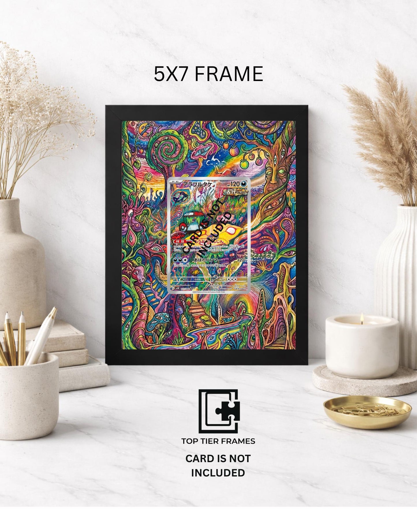 Premium Frame for Brute Bonnet | 8x10 / 5x7 Graded Slab or Raw Card Display | Extended Art Wall Decor