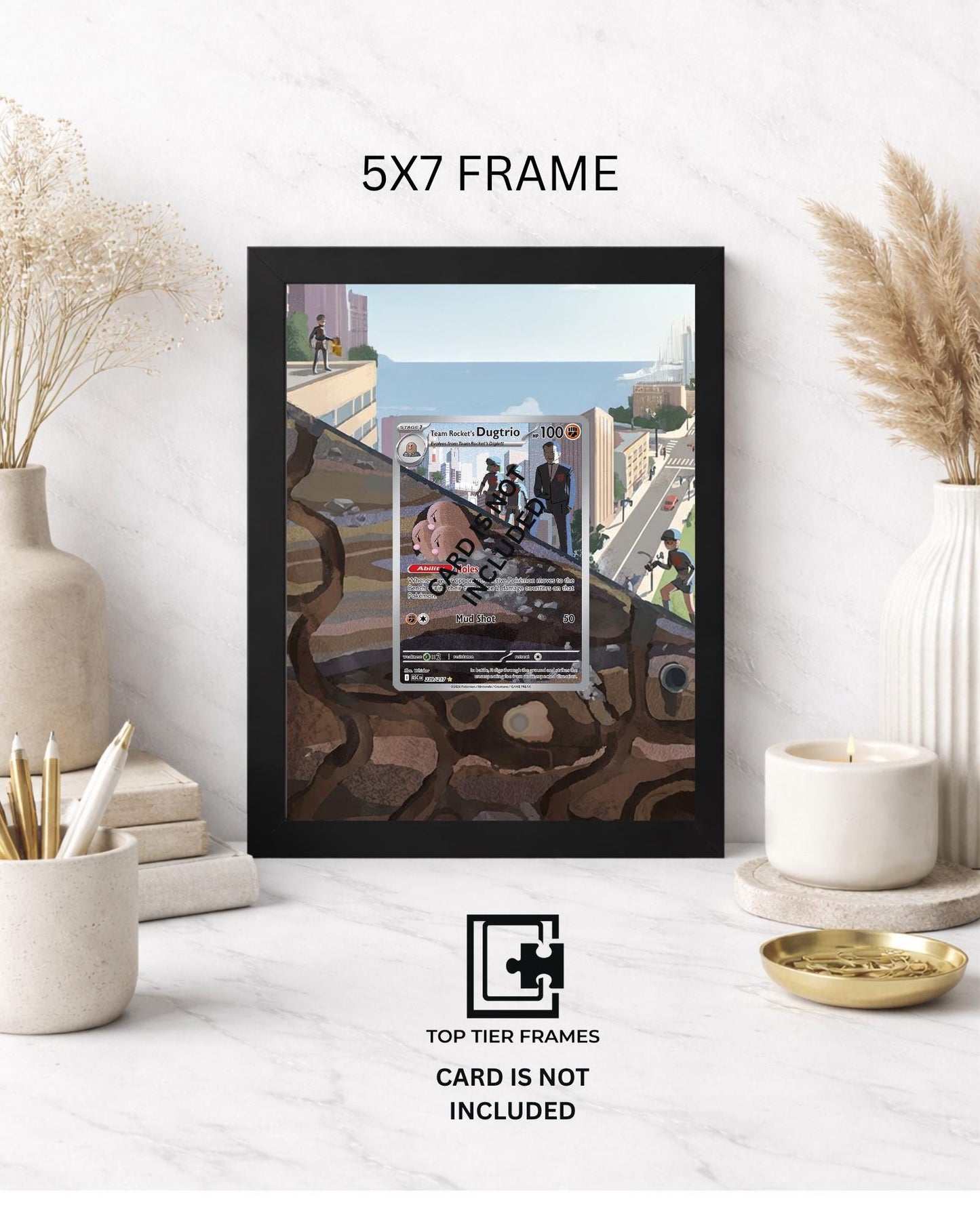 Premium Frame for Dugtrio 239/217 | 8x10 / 5x7 Graded Slab or Raw Card Display | Extended Art Wall Decor