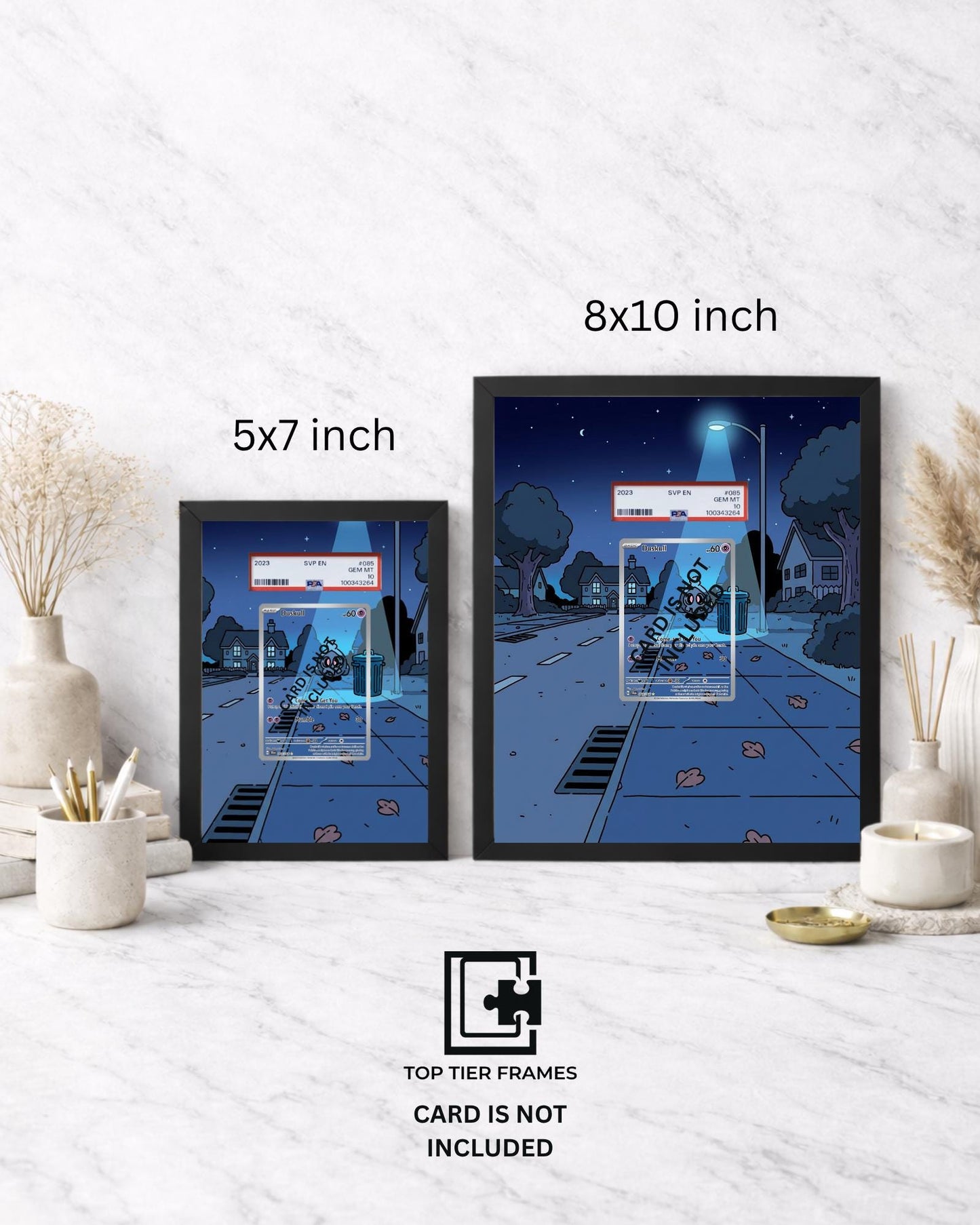 Premium Frame for Duskull 068/064 | 8x10 / 5x7 Graded Slab or Raw Card Display | Extended Art Wall Decor