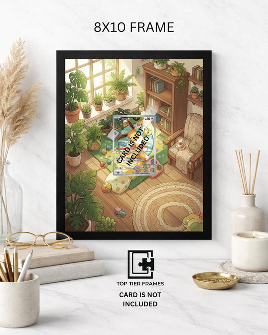 Eevee Promo Pokémon TCG card display frame - extended art wall decor