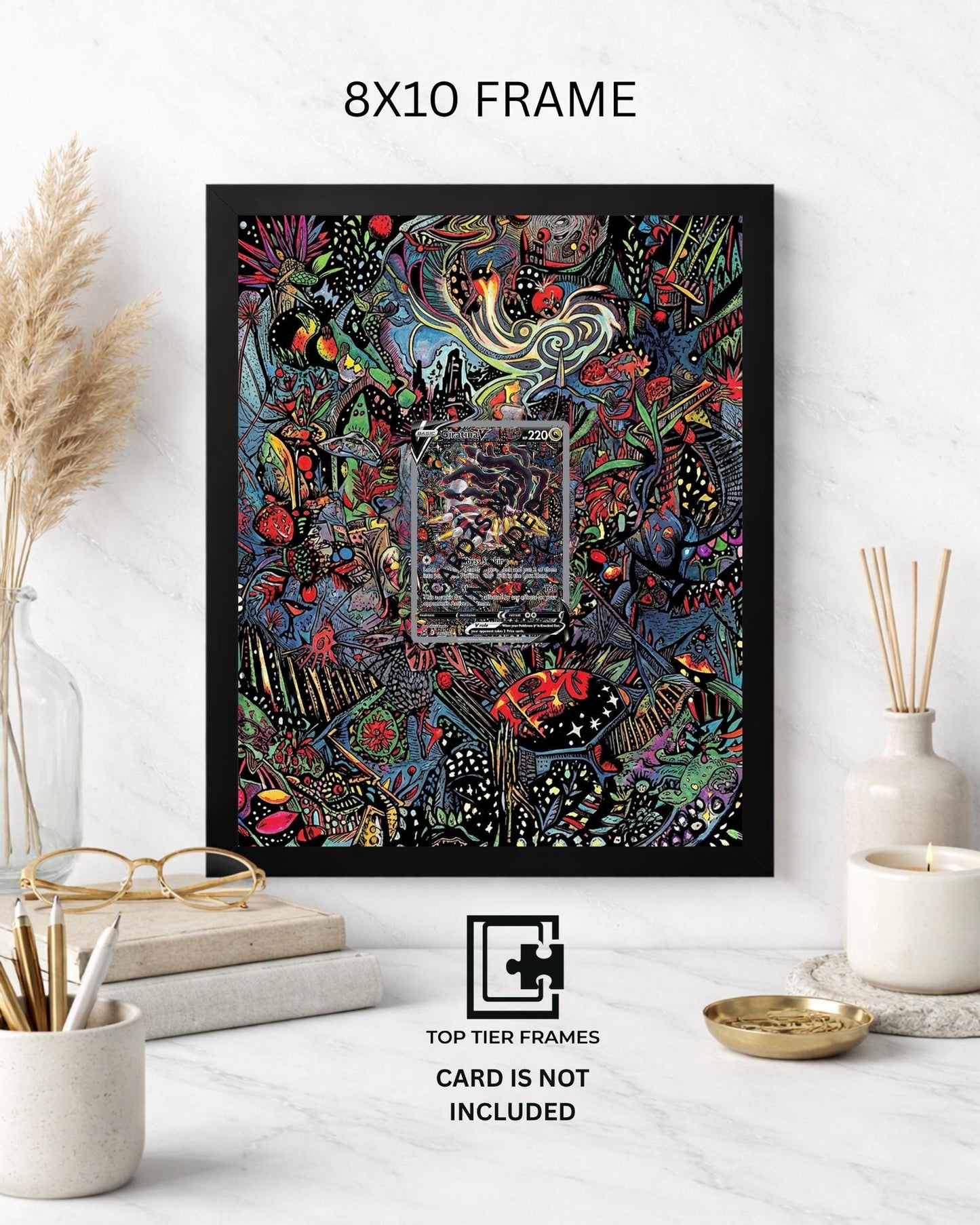 Premium Frame for Giratina V 186/196 | 8x10 / 5x7 Graded Slab or Raw Card Display | Extended Art Wall Decor