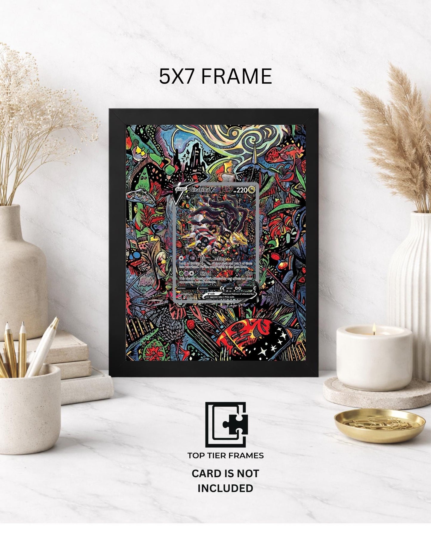 Premium Frame for Giratina V 186/196 | 8x10 / 5x7 Graded Slab or Raw Card Display | Extended Art Wall Decor