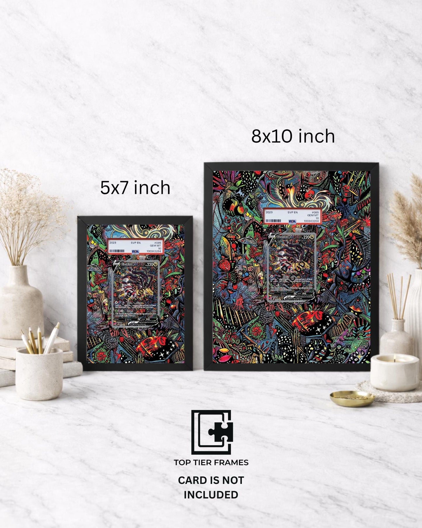 Premium Frame for Giratina V 186/196 | 8x10 / 5x7 Graded Slab or Raw Card Display | Extended Art Wall Decor
