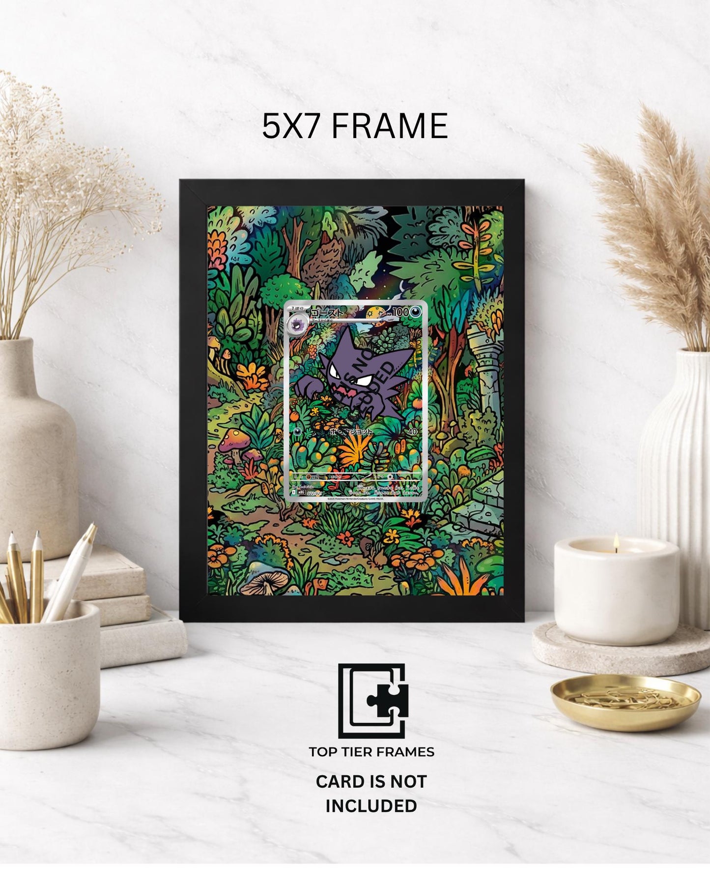 Premium Frame for Haunter #27 Promo | 8x10 / 5x7 Graded Slab or Raw Card Display | Extended Art Wall Decor