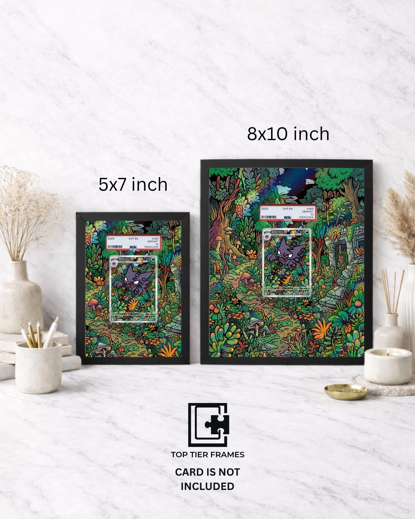 Premium Frame for Haunter #27 Promo | 8x10 / 5x7 Graded Slab or Raw Card Display | Extended Art Wall Decor