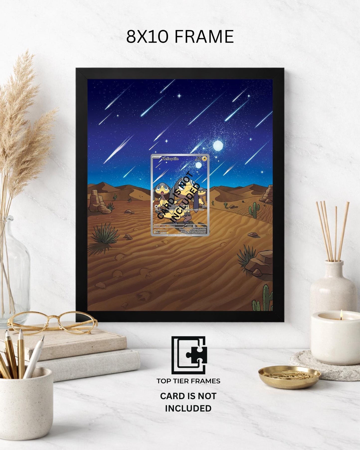 Premium Frame for Helioptile 143/132 | 8x10 / 5x7 Graded Slab or Raw Card Display | Extended Art Wall Decor