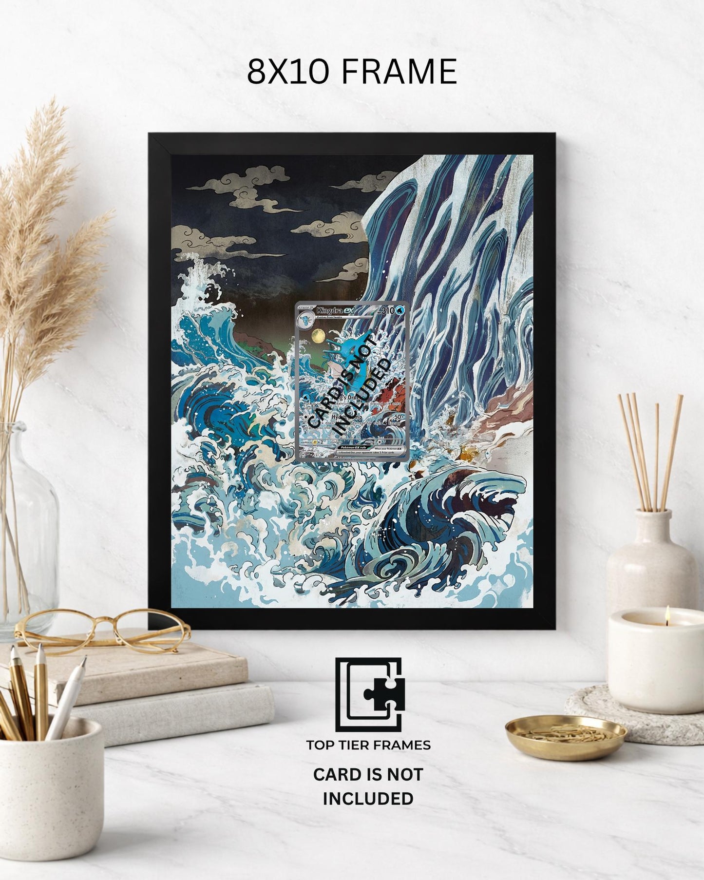 Premium Frame for Kingdra 131 Promo | 8x10 / 5x7 Graded Slab or Raw Card Display | Extended Art Wall Decor