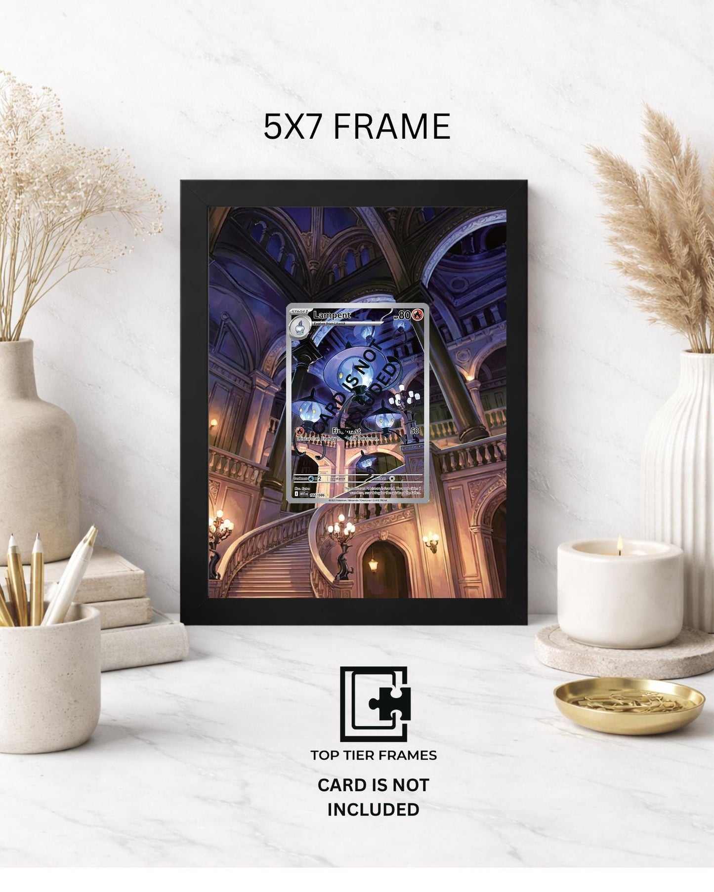 Premium Frame for Lampent 102/086 | 8x10 / 5x7 Graded Slab or Raw Card Display | Extended Art Wall Decor