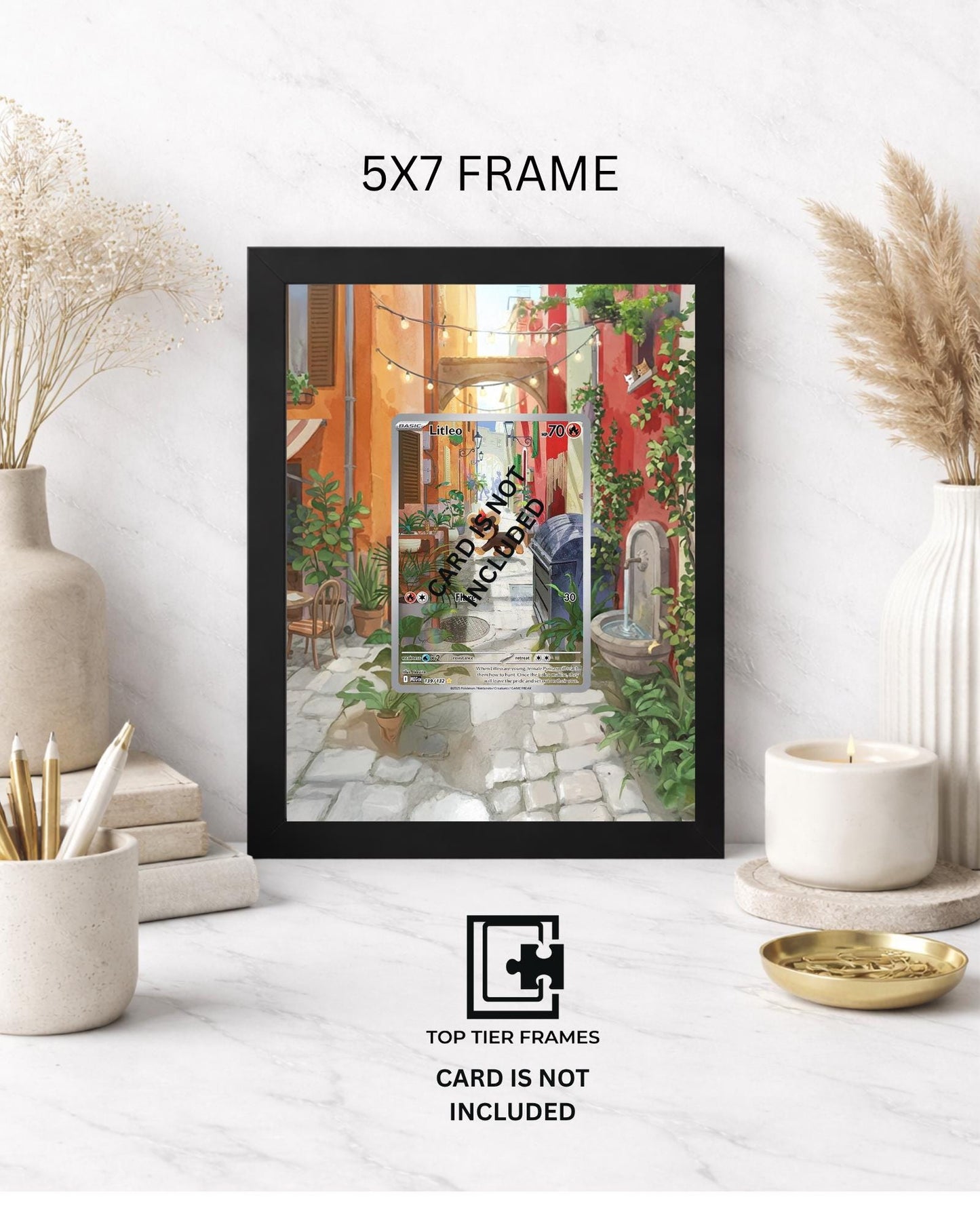 Premium Frame for Litleo 139/132 | 8x10 / 5x7 Graded Slab or Raw Card Display | Extended Art Wall Decor