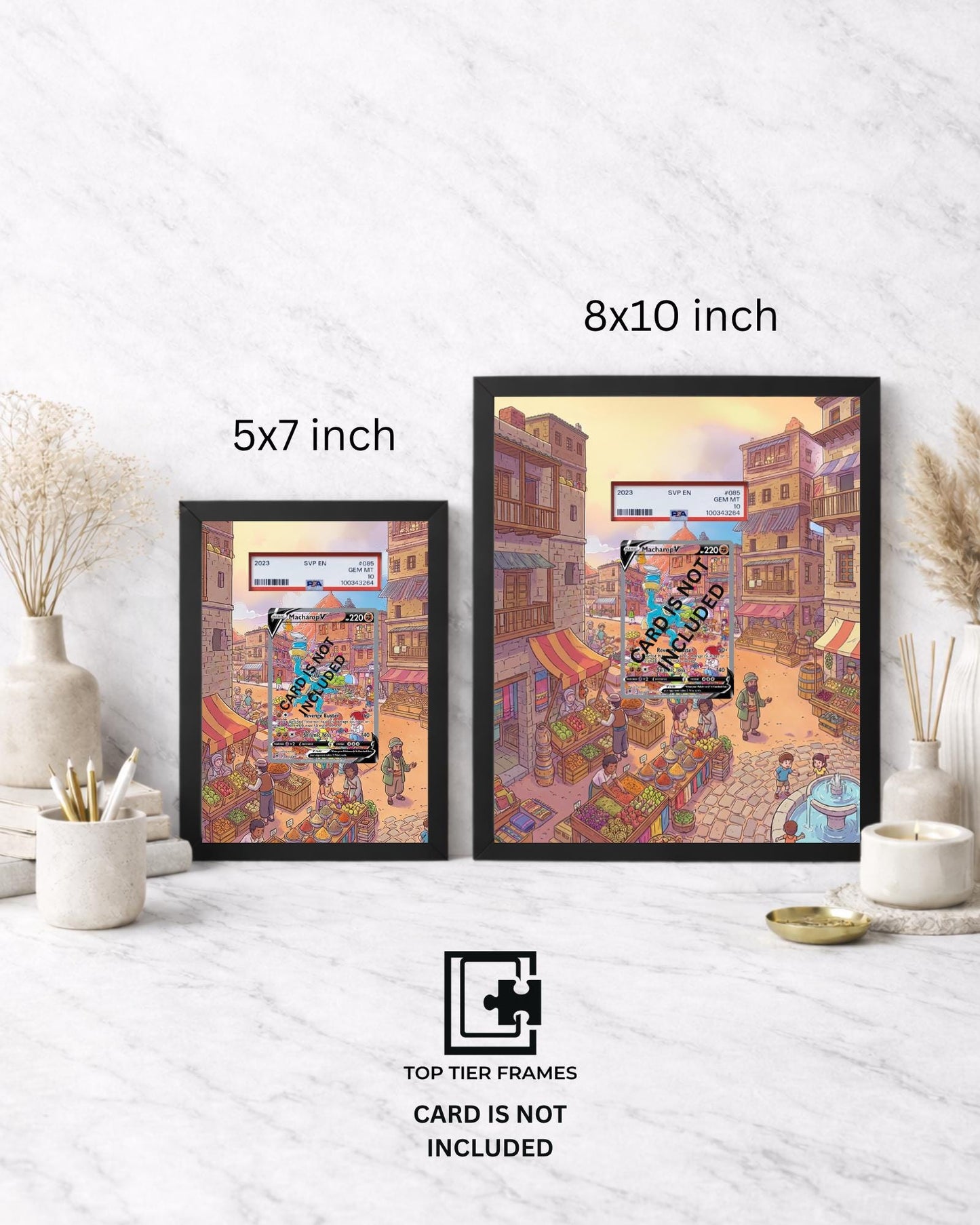 Premium Frame for Machamp V 172/189 | 8x10 / 5x7 Graded Slab or Raw Card Display | Extended Art Wall Decor