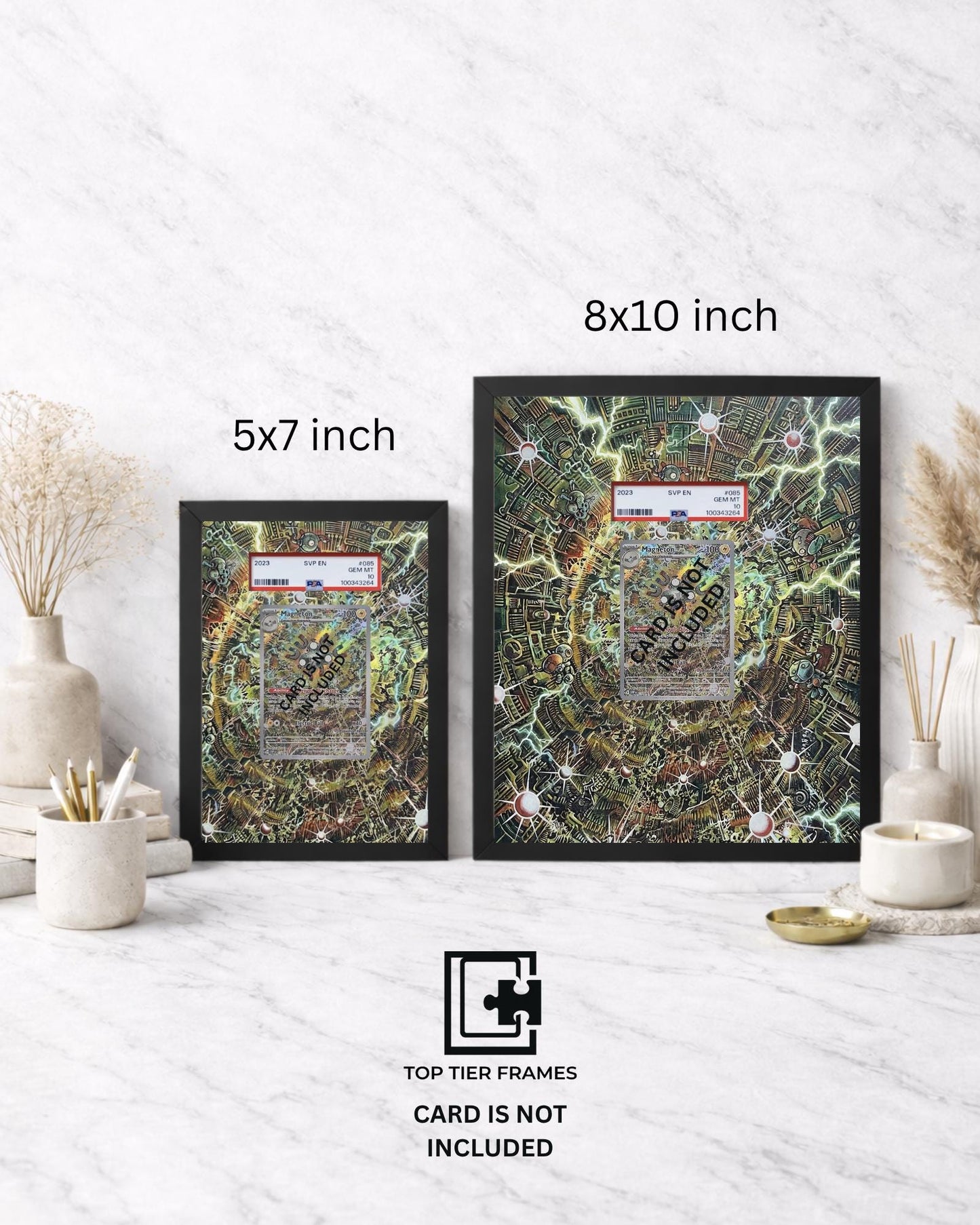 Premium Frame for Magneton 159 Promo | 8x10 / 5x7 Graded Slab or Raw Card Display | Extended Art Wall Decor