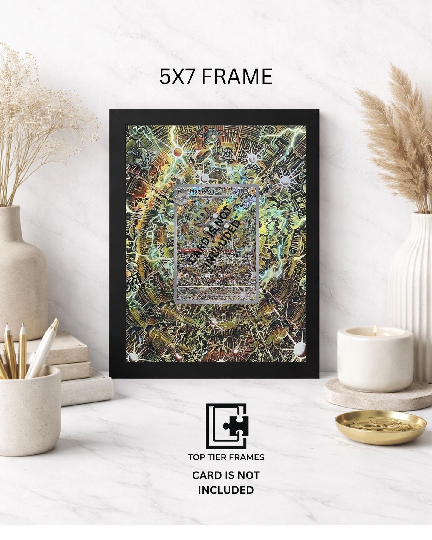 Premium Frame for Magneton 159 Promo | 8x10 / 5x7 Graded Slab or Raw Card Display | Extended Art Wall Decor
