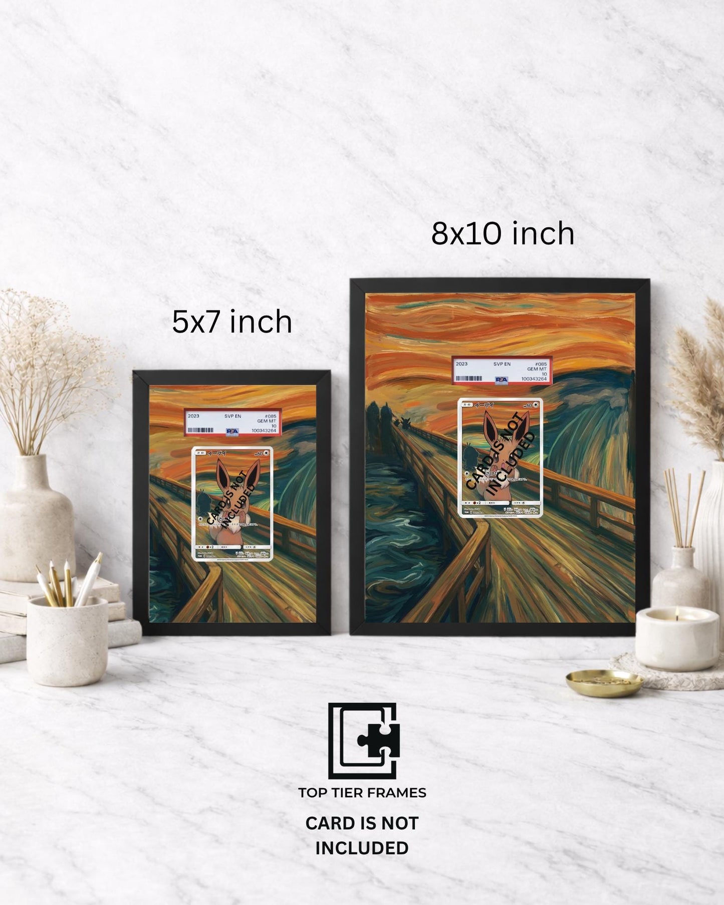 Premium Frame for Scream Collection Japanese Promo | 8x10 / 5x7 Graded Slab or Raw Card Display | Extended Art Wall Decor
