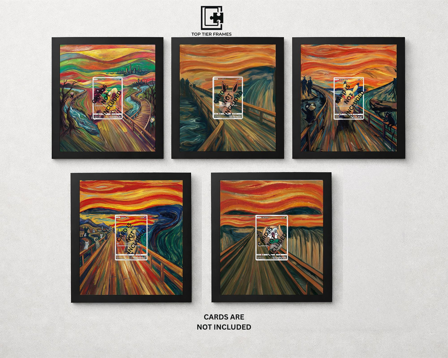 Premium Frame for Scream Collection Japanese Promo | 8x10 / 5x7 Graded Slab or Raw Card Display | Extended Art Wall Decor