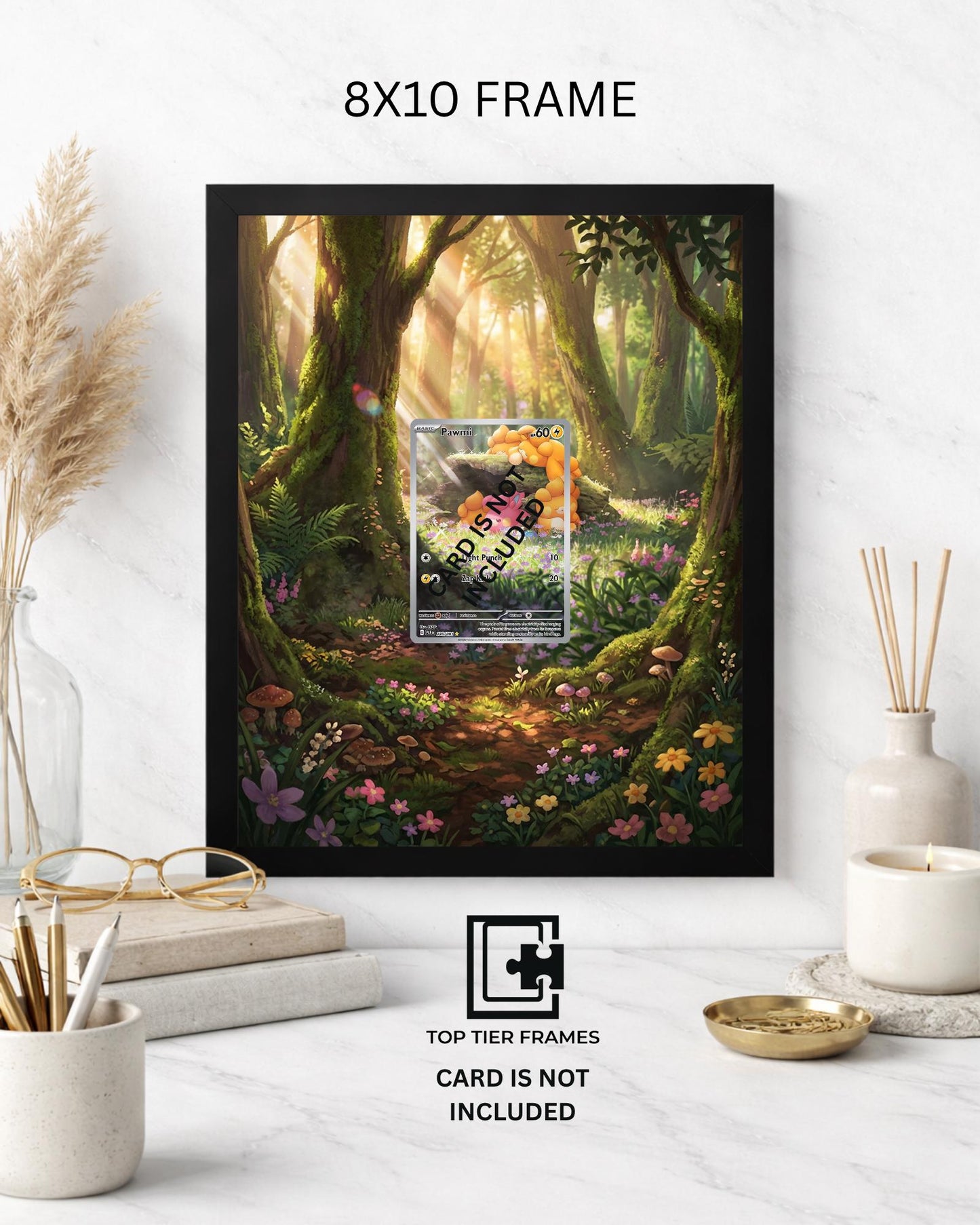 Premium Frame for Pawmi 226/091 | 8x10 / 5x7 Graded Slab or Raw Card Display | Extended Art Wall Decor