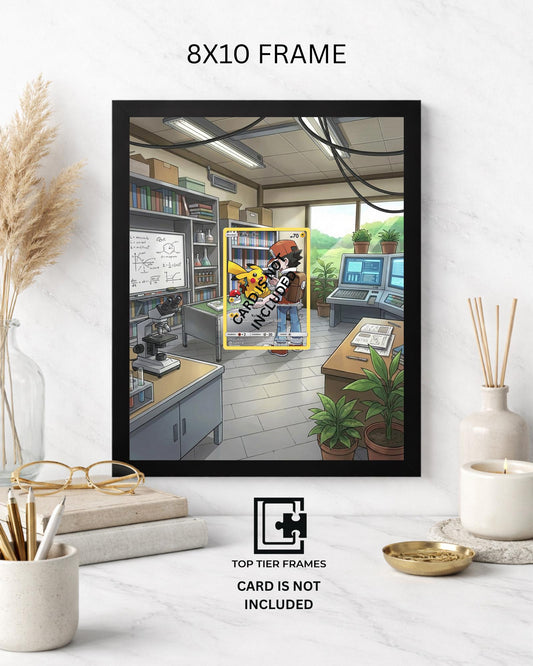 Premium Frame for Pikachu 241/236 | 8x10 / 5x7 Graded Slab or Raw Card Display | Extended Art Wall Decor