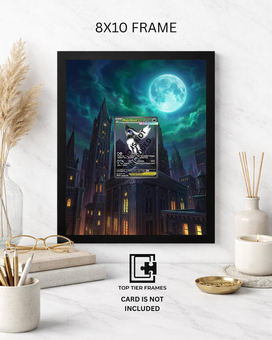 Mega Absol 180/132 Pokémon TCG card display frame - extended art wall decor