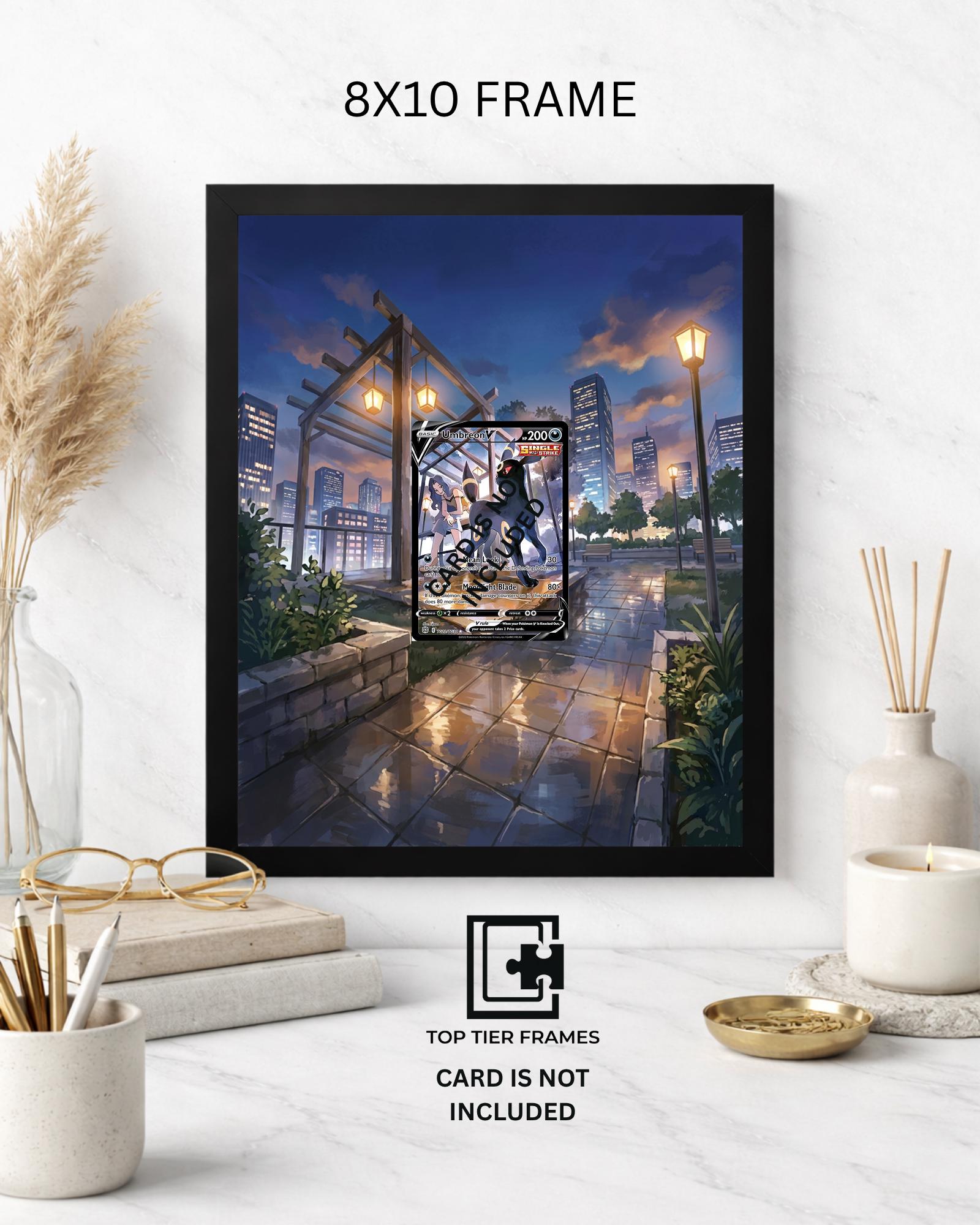 Umbreon V #TG22/TG30 Pokémon TCG card display frame - extended art wall decor