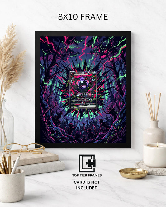 Morpeko from Pitch Black Pokémon TCG card display frame - extended art wall decor