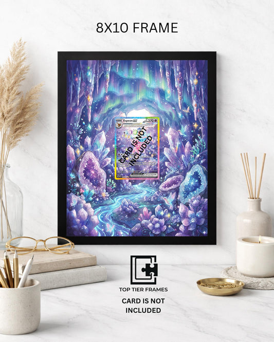 Espeon EX Pokémon TCG card display frame - extended art wall decor