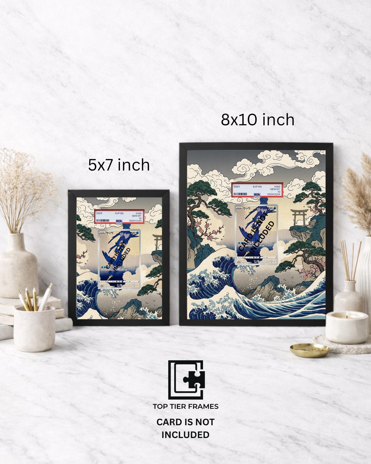 Art Display Frame for Cramorant Stamp Box Promo | Moon Geese Card Gallery Showcase | Accessory for Pokémon TCG