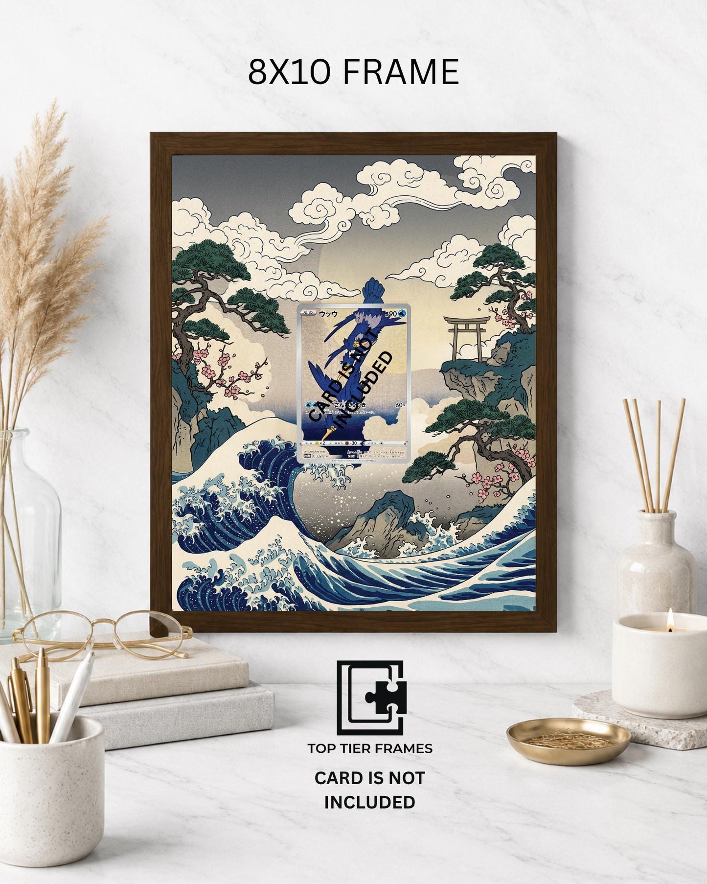 Art Display Frame for Cramorant Stamp Box Promo | Moon Geese Card Gallery Showcase | Accessory for Pokémon TCG
