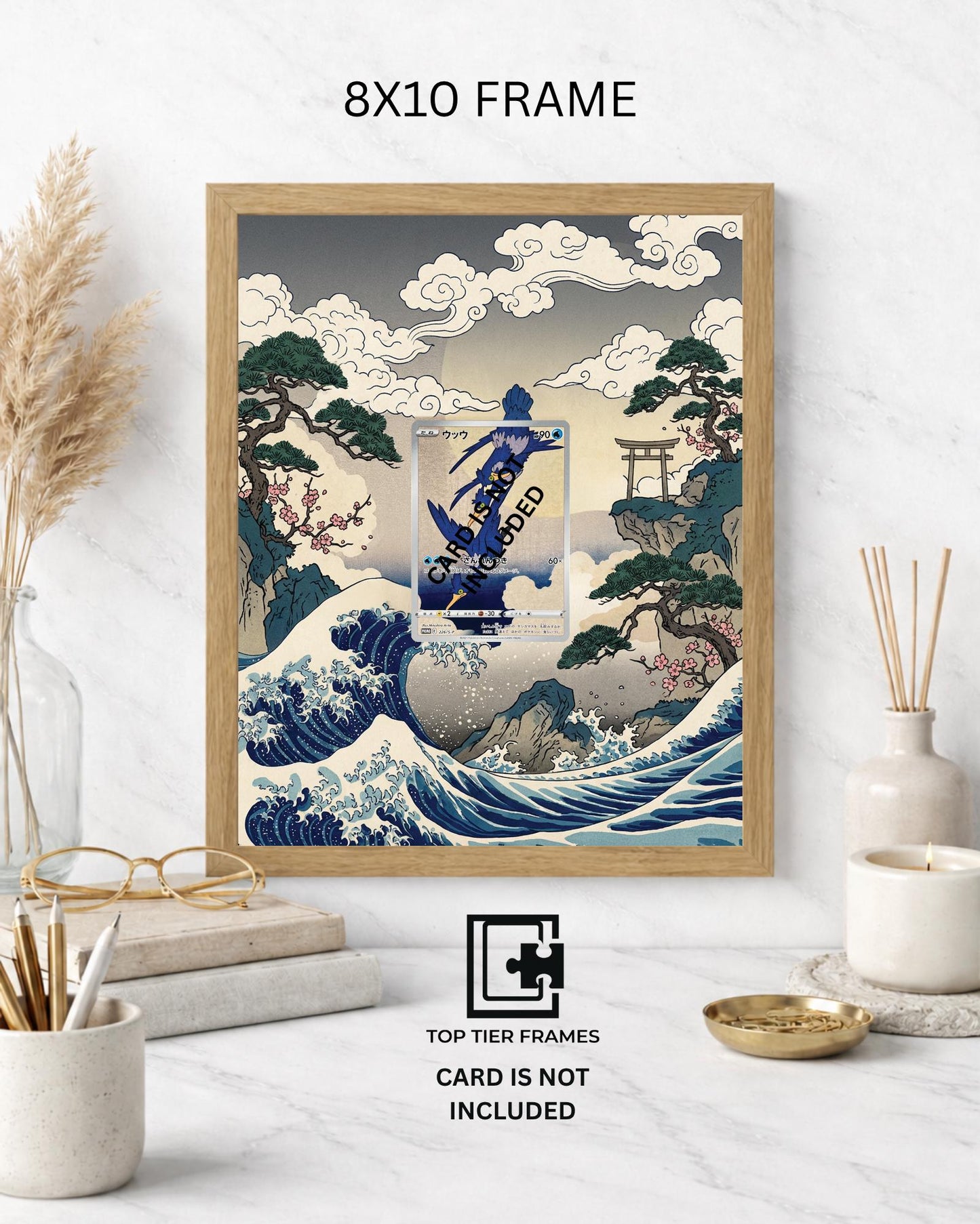 Art Display Frame for Cramorant Stamp Box Promo | Moon Geese Card Gallery Showcase | Accessory for Pokémon TCG