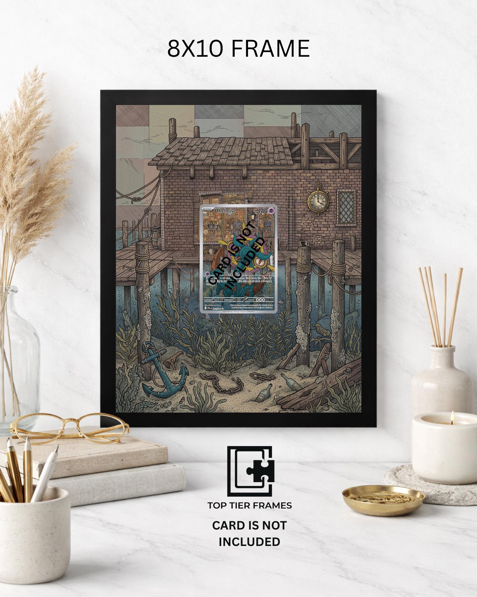 Dhelmise Pokémon TCG card display frame - extended art wall decor