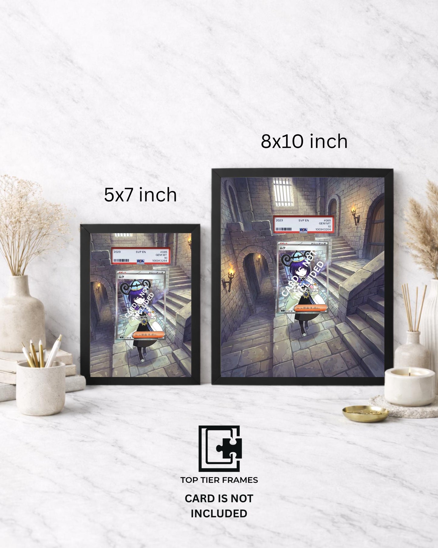 Premium Frame for Gwynn from Pitch Black | 8x10 / 5x7 Graded Slab or Raw Card Display | Extended Art Wall Decor