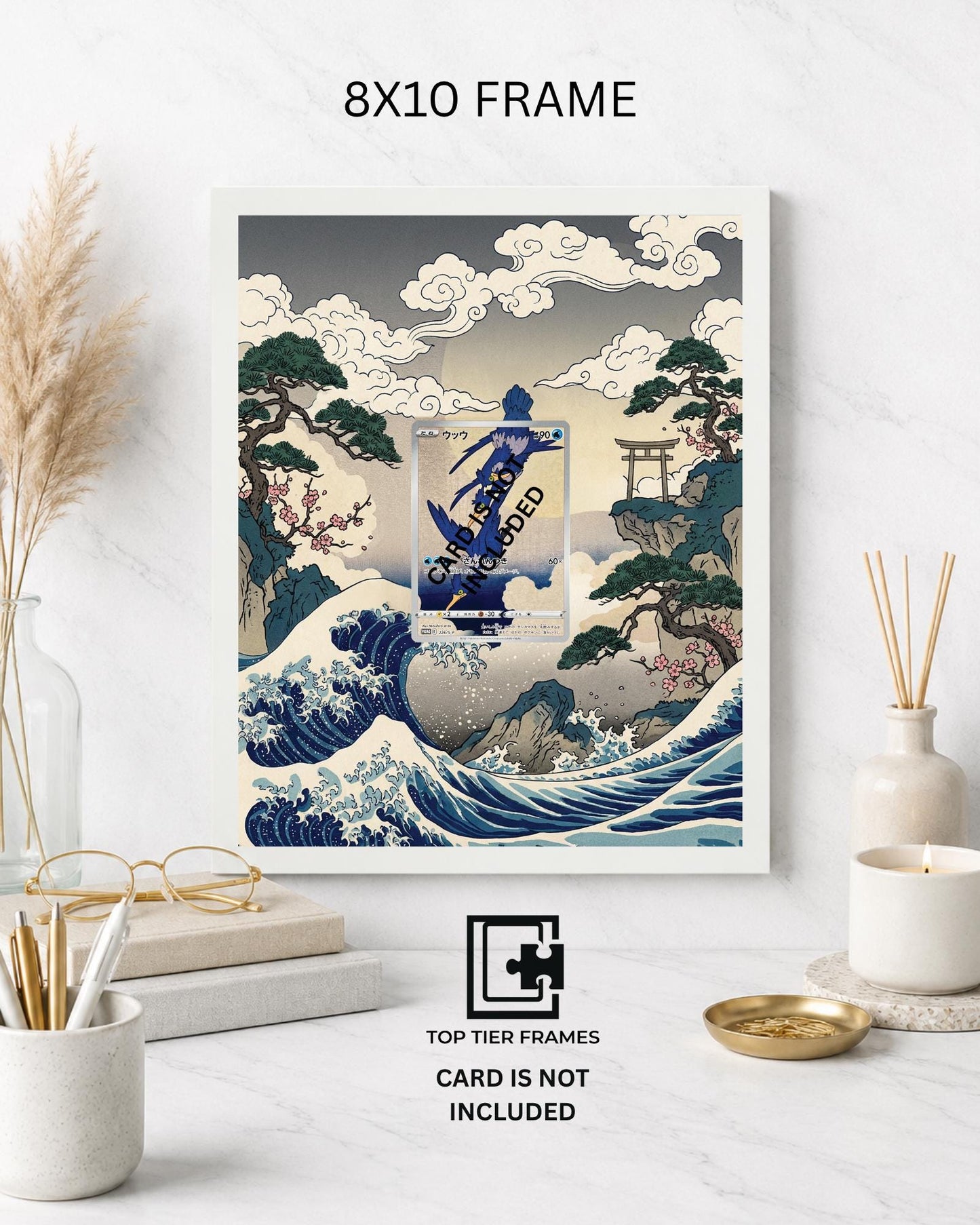 Art Display Frame for Cramorant Stamp Box Promo | Moon Geese Card Gallery Showcase | Accessory for Pokémon TCG