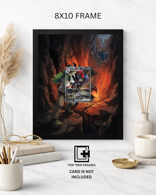 N's Zoroark ex Pokémon TCG card display frame - extended art wall decor